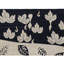 Tapis ivoire et noir noué à la main de haute qualité