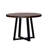 Amarapal Pine Round Unfinished Solid Wood Top with Solid Wood Base Dining Table-766756678-766756683-766756680