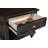 Guanciale 1-drawer Nightstand Bedside Table Dark Oak