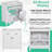 30" Bathroom Vanity With Ceramic Sink,single Bathroom Cabinet With 2 Doors And A Shelf-911170543-911170542