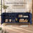 64.8" Navy Blue Fluted TV Stand for TVs up to 75", Modern Media Console with Gold Handles & Adjustable Storage-1717439919