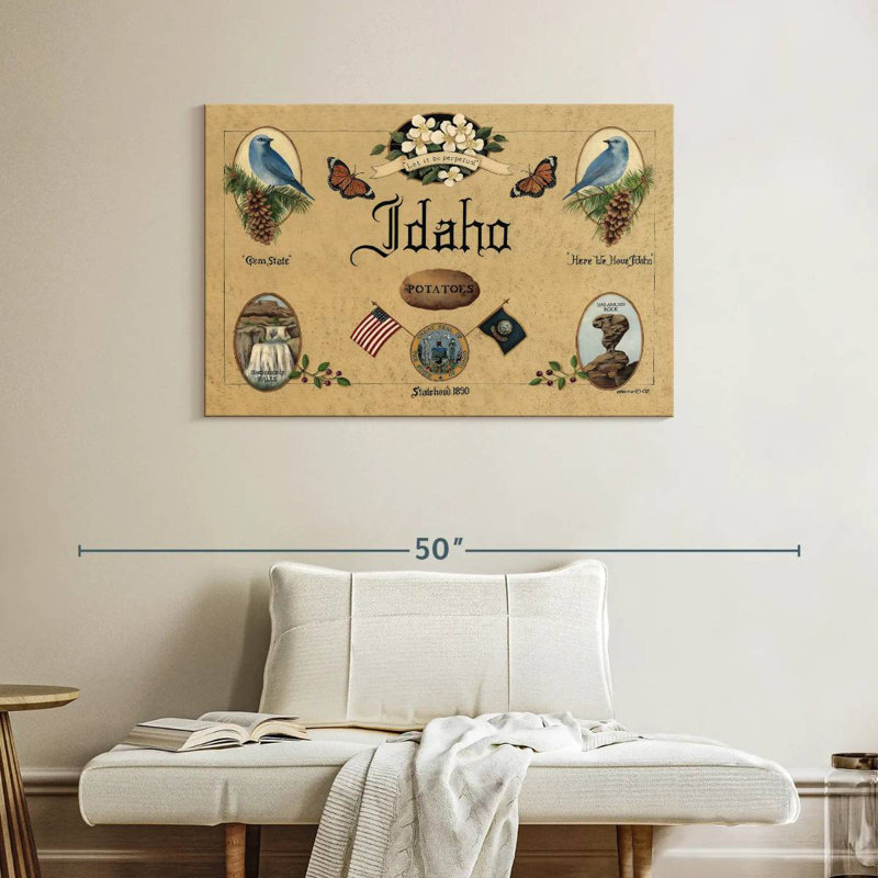 Idahoe, 26" H x 39" W