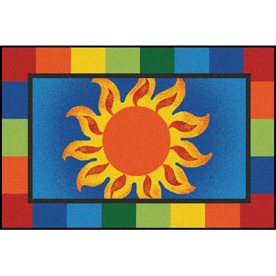 KID$Value Rectangle Machine Tufted Nylon Rug