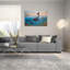  «Lets Play With The Dolphins». par Maria Laura Bratoz, art mural en verre acrylique, 36 po x 24 po-359182552