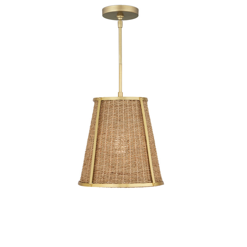 Petit luminaire suspendu Deauville, H 19 po x l 14 po x P 14 po