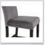 Tabouret de comptoir en velours Cobre