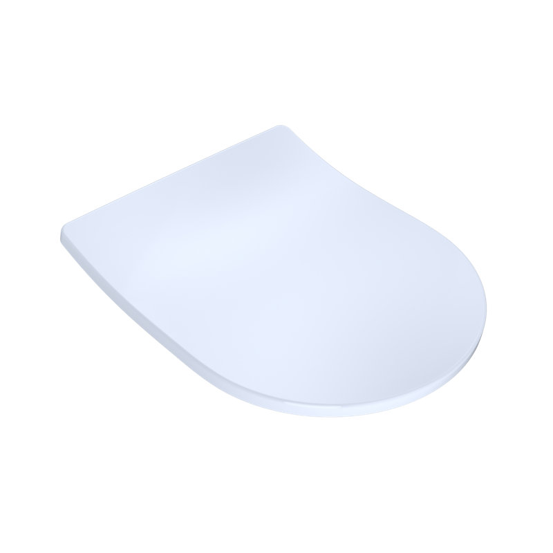 TOTO® SoftClose® Siège et couvercle en forme de D pour toilette murale RP, blanc coton