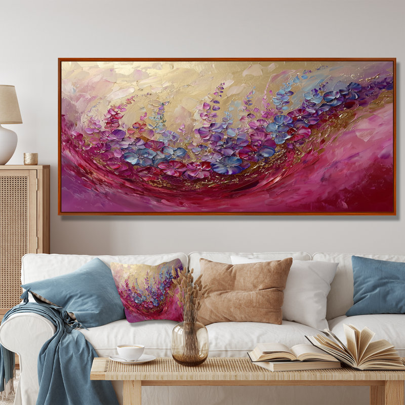 Art mural sur toile Kaminsky, Brun, H 28 po x l 60 po, Impression encadrée flottante