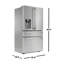 Sharp 21.6-Cu. Ft. French Door Counter-Depth Refrigerator in Stainless Steel