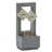Witta 27.17'' H Modern Geometric Outdoor Water Fountain with LED Light, Contemporary Garden Floor Fountain