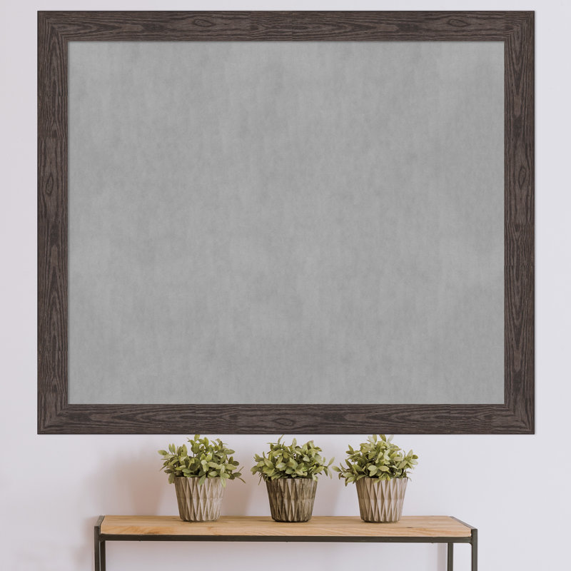 Tableau mémo magnétique en métal, H 46 po x l 54 po