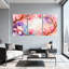 «Magnolia Watercolor Magnolia Blossoms On Branches», ensemble de 3 impressions sur toile-199017434