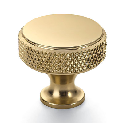 10 Pack Champagne Bronze Knurled Cabinet Knobs For Dresser Drawer Pulls Brass Cupboard Hardware For Cabinets