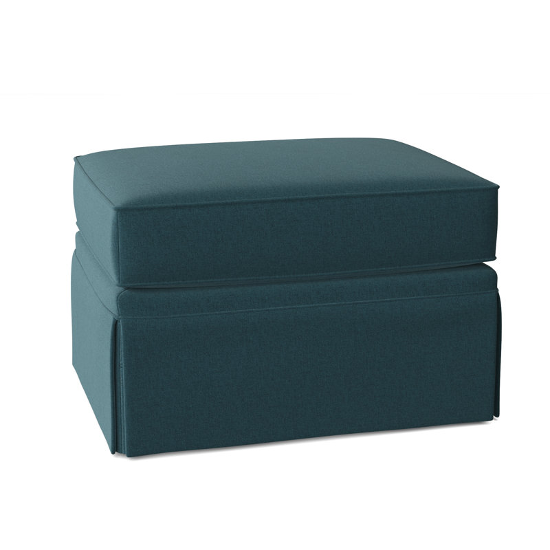 Repose-pieds Savannah, 8789 100% polyester turquoise