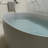 51"Freestanding Solid Surface Soaking Bathtub with Overflow and Pop-up Drain