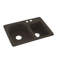 Évier de cuisine à double cuve 25 "L x 18" l 25 "-38293705-38293715