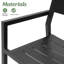 Aluminum Outdoor Stacking Dining Armchair