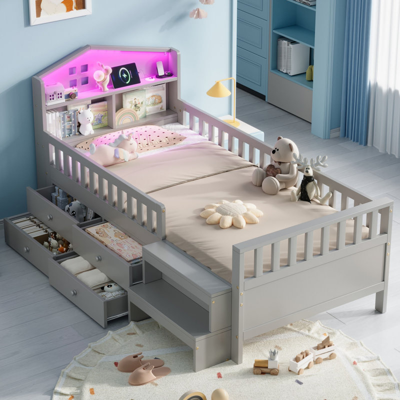 Bed, Grey