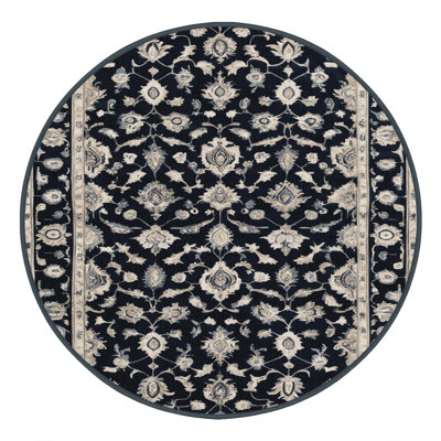Machine Washable Persian Gray Area Rug