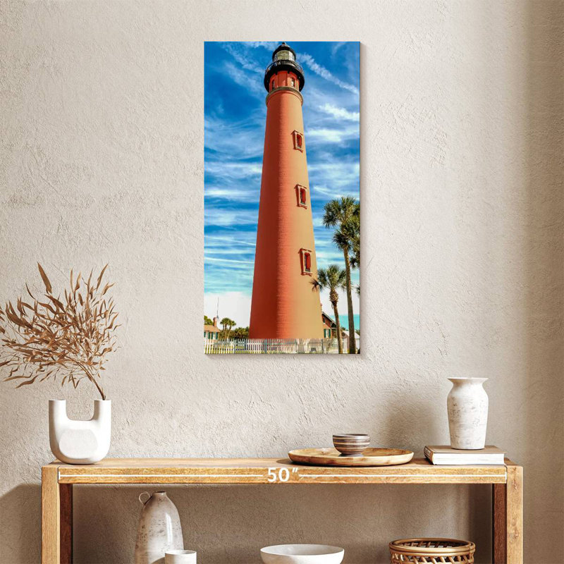 Ponce De Leon Lighthouse, 36" H x 18" W