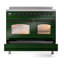 Cuisinière à induction 40 pouces avec 6 éléments à induction ILVE Nostalgie II Series (porte en verre)-1695305228