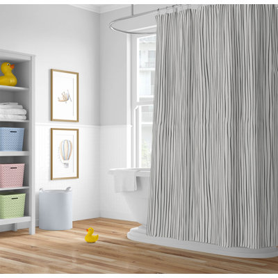Snow Fence Ultra-Thin Lightweight Shower Curtain