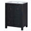 Ensemble de meuble-lavabo simple 24 po Sinh