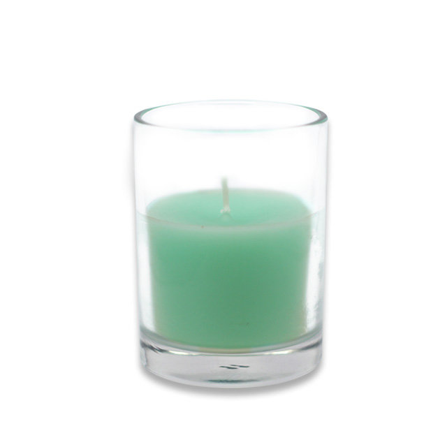 Bougie votive Zest, Turquoise, Ensemble de 12