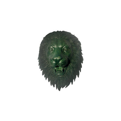Bronze Lion Face Fountain Wall Décor