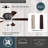 42'' Ceiling Fan with Light Kit-1362496412