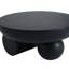 Table basse ronde avec base sphérique Oris-123687337