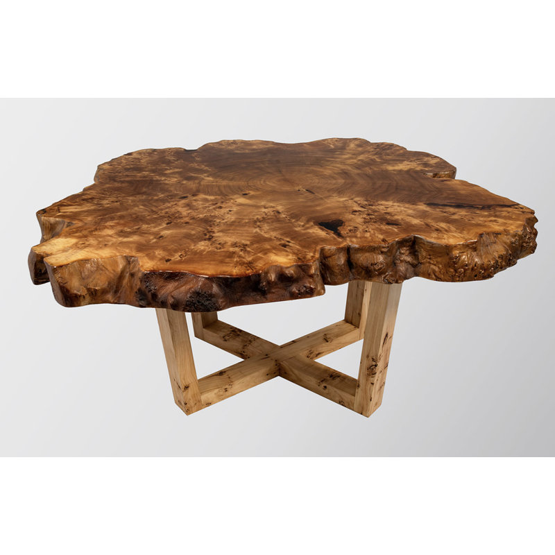 Table Slice en bois et résine époxy XXL