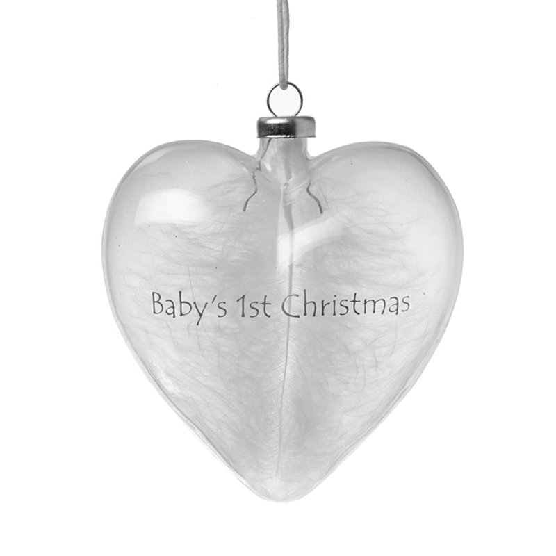 12cm Glass Holiday Shaped Ornament