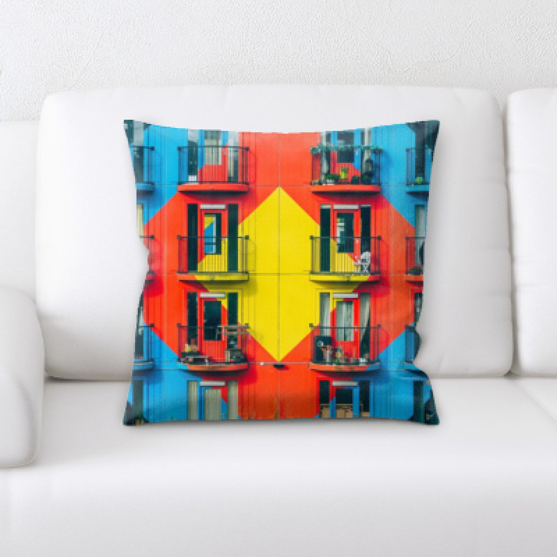 Microsuede Throw Pillow