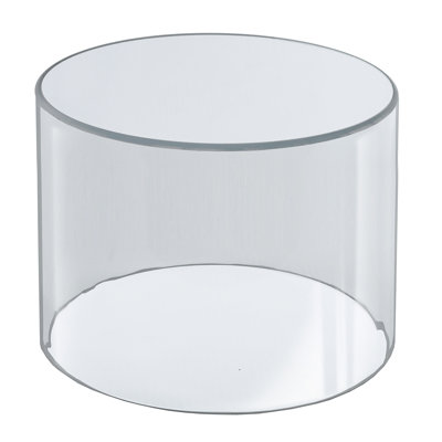  Clear Acrylic Cylinder Display, Plastic Round Container and Riser, 10"W x 10"H