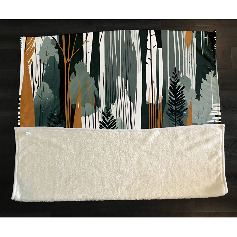 Couverture en sherpa, L 68 po x L 80 po