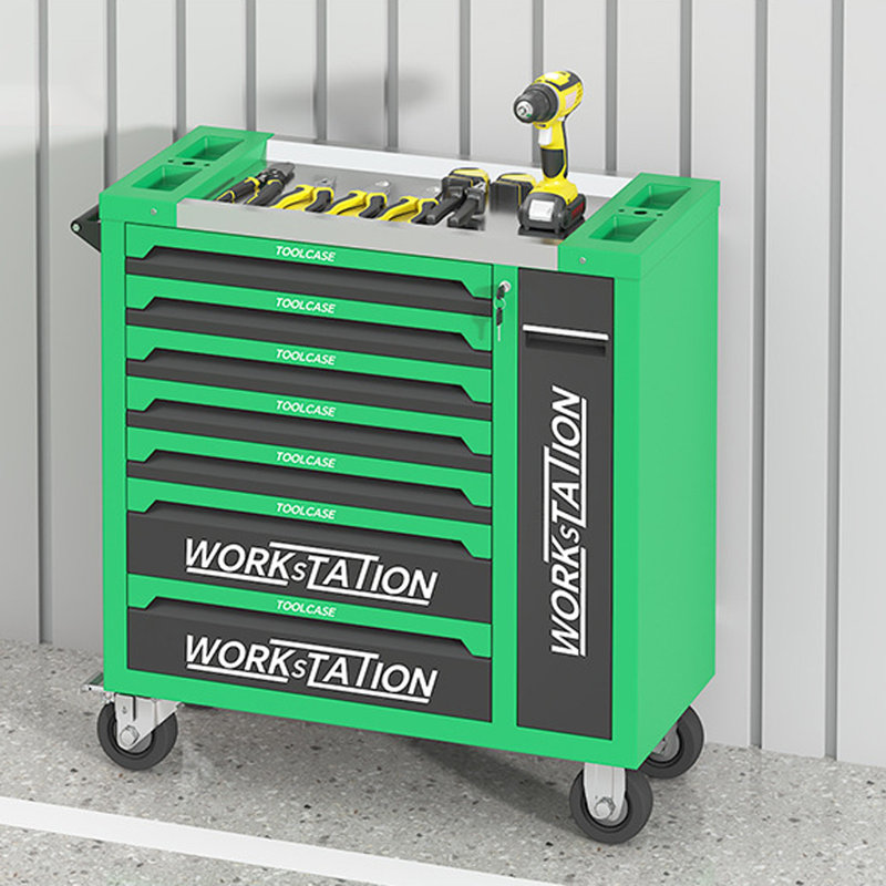 35'' W Steel Bottom Rollaway Chest with Wheels