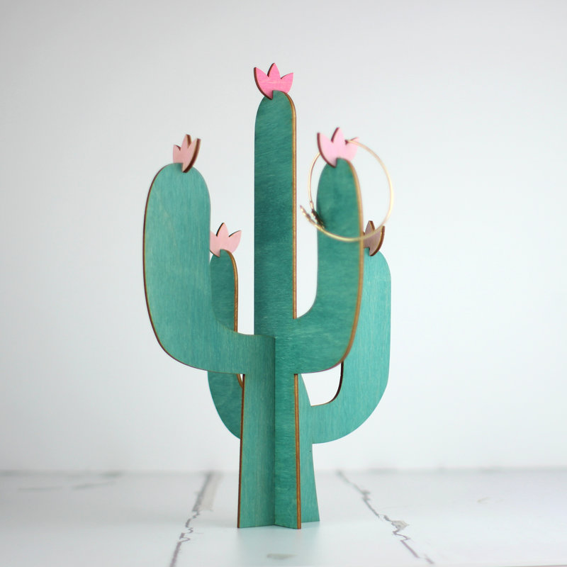 Wood Jewellery Stand