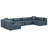 Houswerth Upholstered U-Shaped Sectional Reversible-94884340