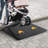 Upgraded Rubber Threshold Ramp, 4" Rise Door Ramp with 1 Channel, 33069 lbs Load Capacity Curb Ramp for Wheelchair and Scooter, Natural Rubber Car Ramp with Non-Slip Textured Surface-136915986