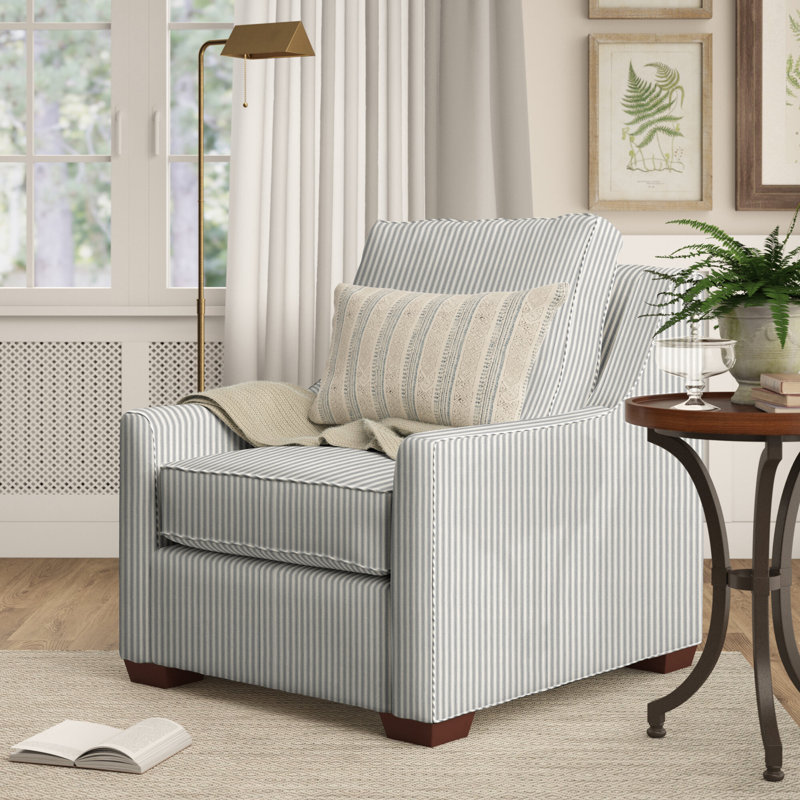 Fauteuil Gemi, Cruise rayé gris