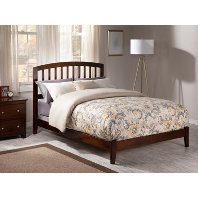 Solid Wood Panel Bed by Winston Porter