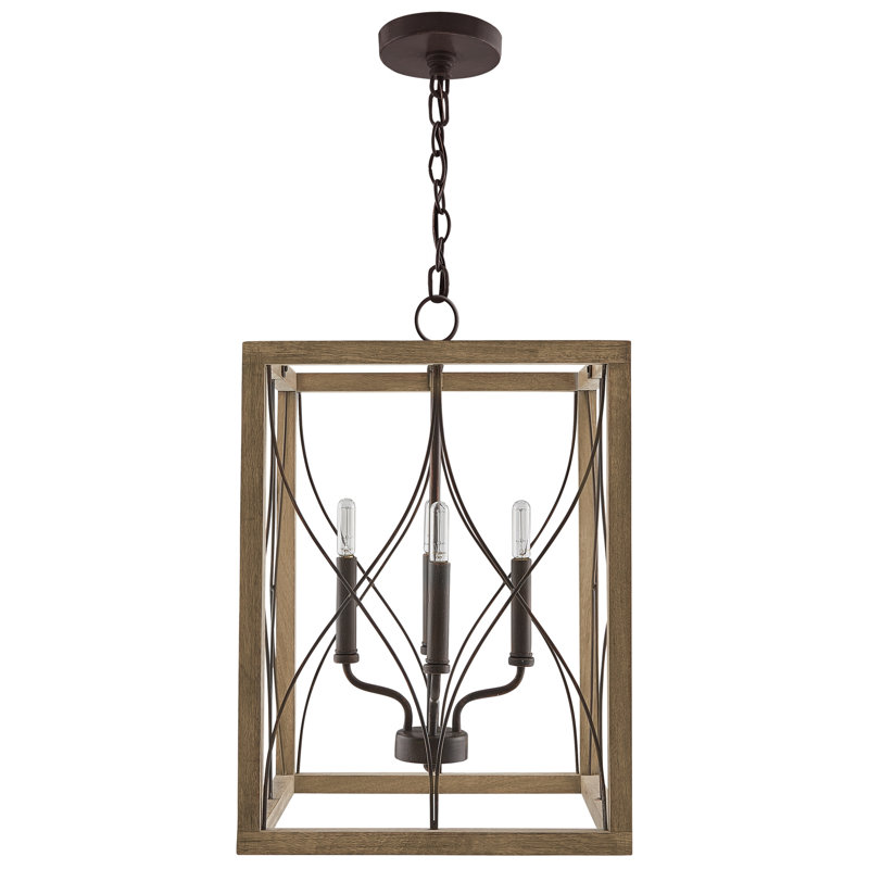 Tybee 4 - Light Dimmable Square / Rectangle Chandelier