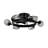 25.8''  Industrial Ceiling Fan With Remote Control ,5 ABS Blades Small Size Ceiling Fan For Living Room, Dining Room, Bedroom, Family Room, Matte Black ,6 PCS*E26 (Does Not Include Light Bulbs)