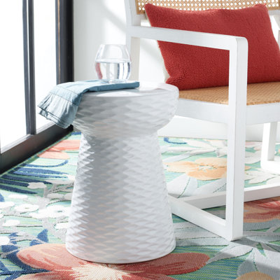 Verne Ceramic Accent Stool