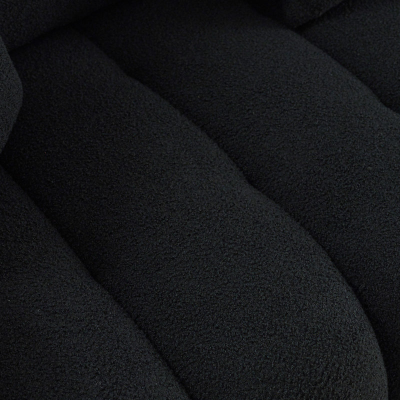 Méridienne Teddy, Black