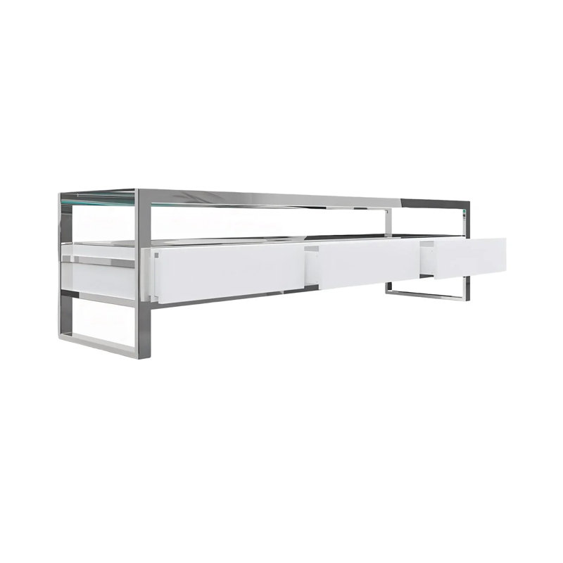 Meuble télé Bari - blanc