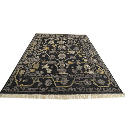 Pursley Black Rug