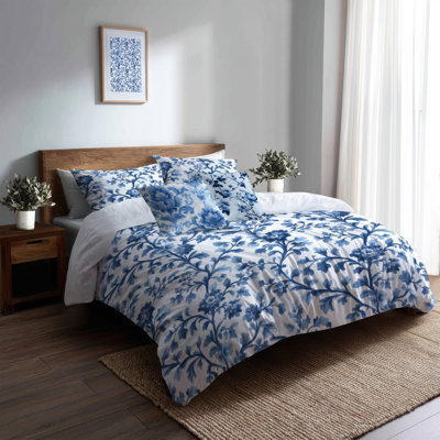 Ensemble de housse de couette et coussin décoratif 5 pièces Coastal