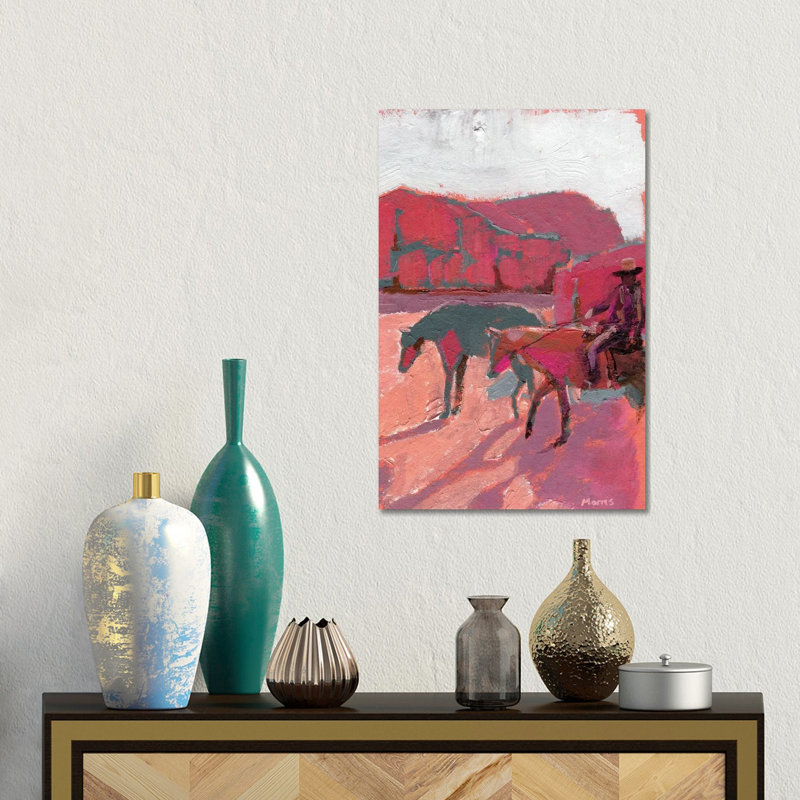 Riding With A Space 1 Piece Wall Art on Canvas, 45.72 cm H x 30.48 cm W x 1.905 cm D, Does Not Apply